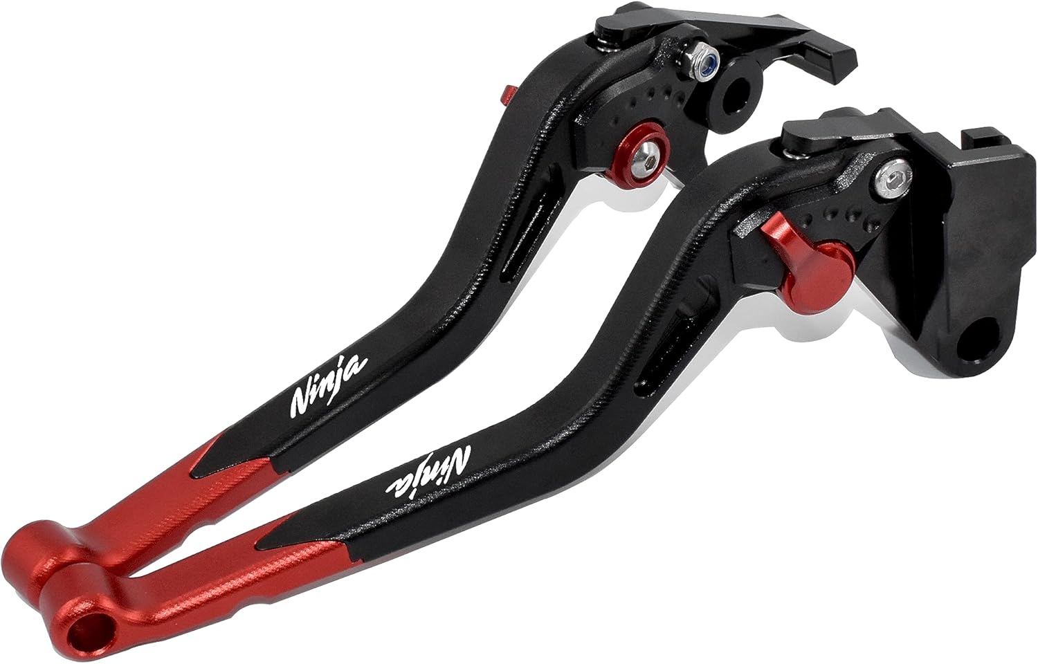 ESPEEDMTC para Kawasaki Ninja H2 H2R 2015-2020 Aleación de aluminio modificada CNC Accesorios de palanca de embrague de freno de tamaño largo (rojo)