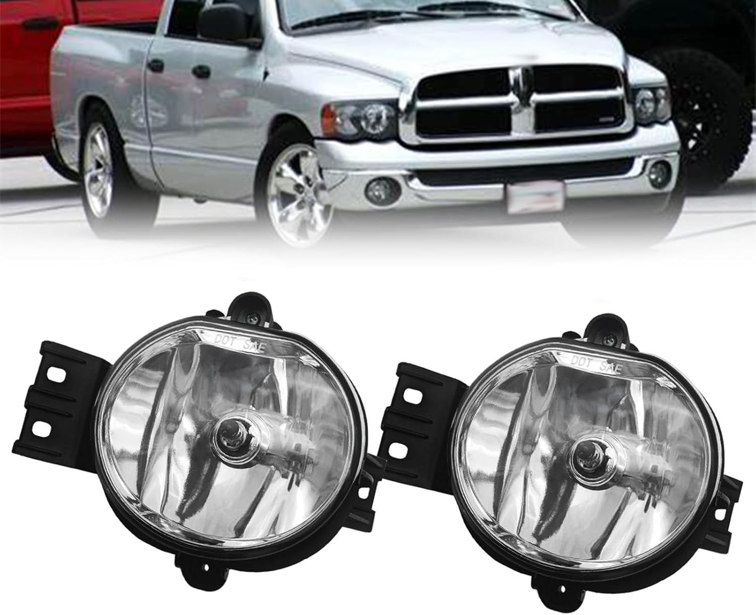 Luces antiniebla aptas para Dodge Ram 2500 35002004-2006 Durango Pickup Truck 2002-2008 Dodge Ram 2002-2008