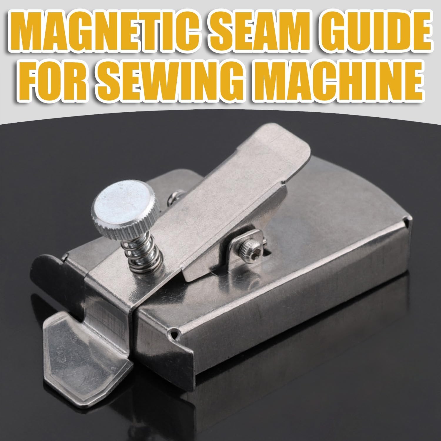 Guía de costura magnética para máquina de coser, tercera guía de costura magnética, guía de costura magnética con clip, guía de costura universal