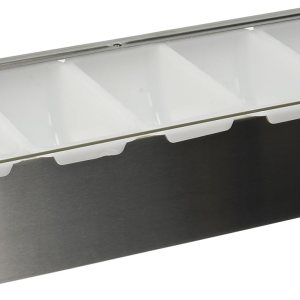 Winco Dispensador de condimentos de 5 Comp Winco Dispensador de condimentos de 5 Comp