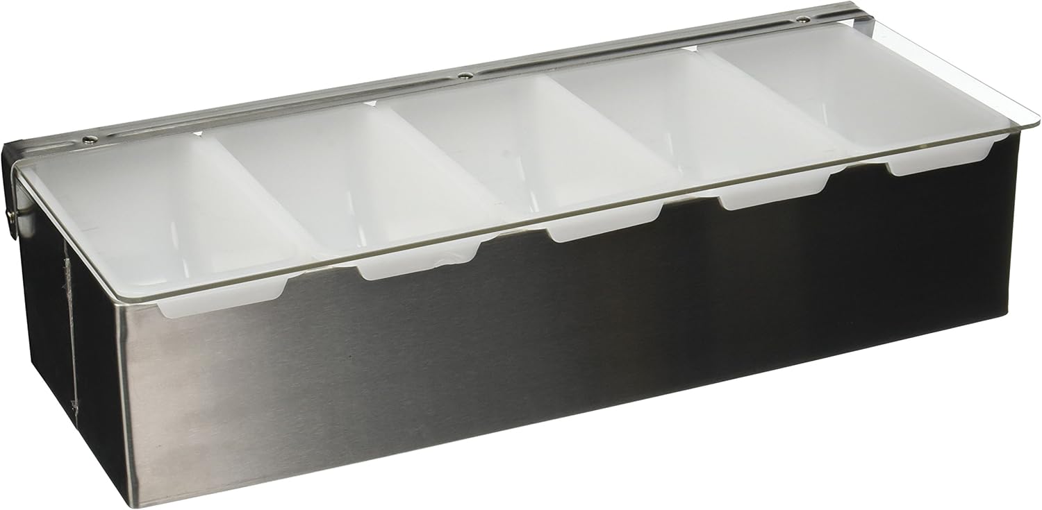 Winco Dispensador de condimentos de 5 Comp