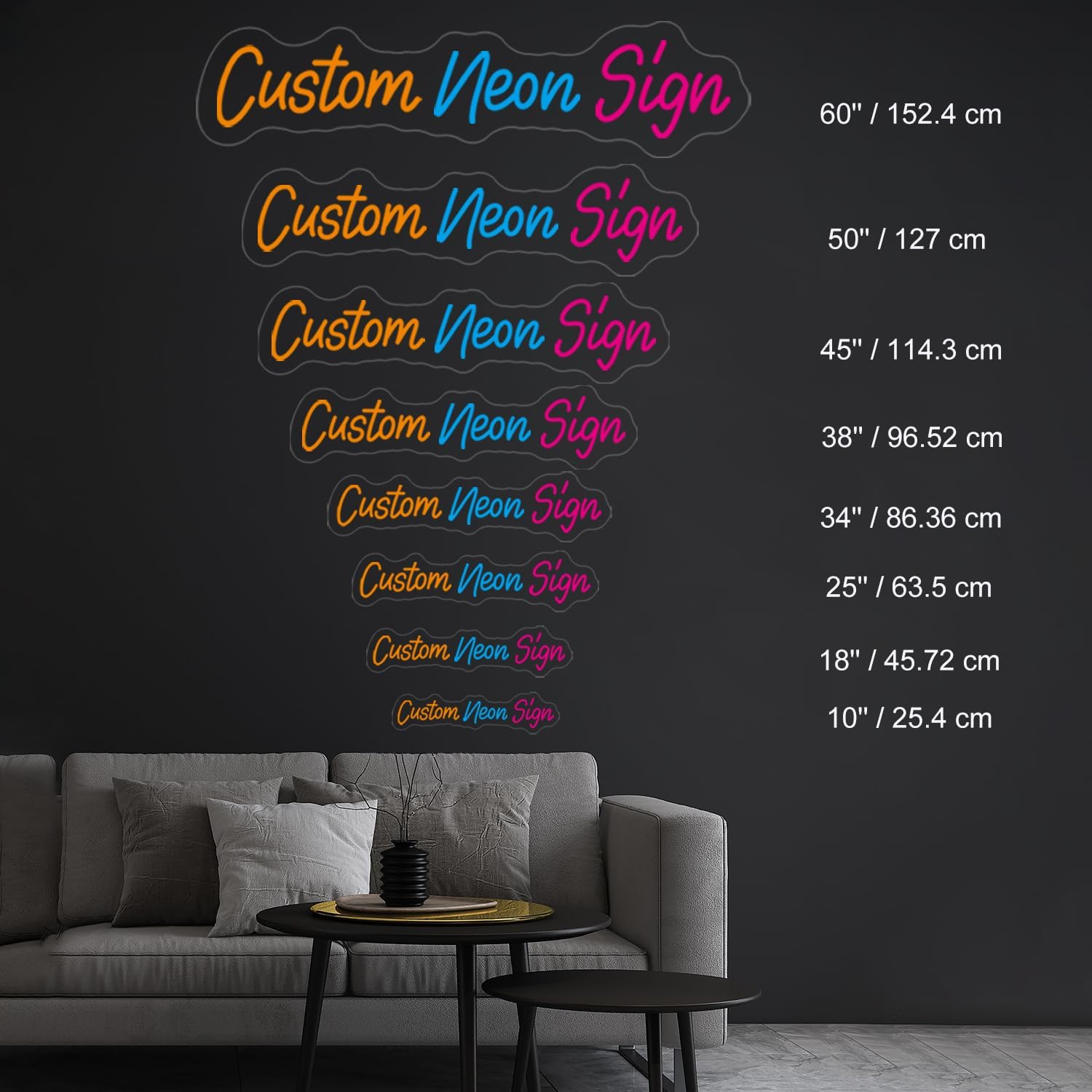Letreros de neón personalizados para decoración de pared, regalos de neón personalizados de Brochao con nombre, letreros de luces de neón LED,