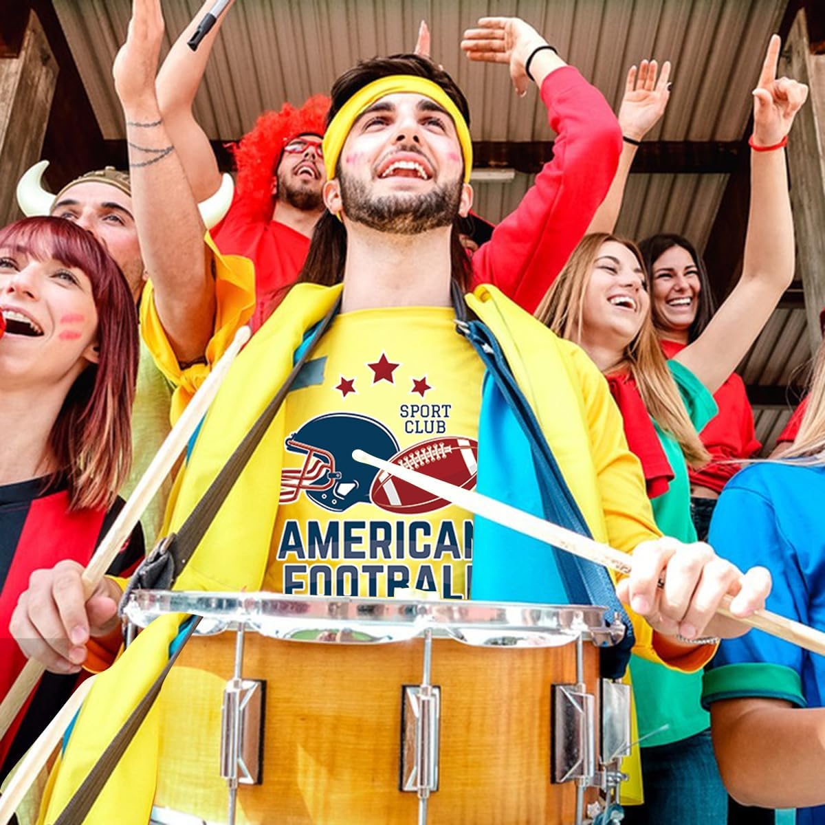 Juego de 3 hojas de parches de transferencia de fútbol americano, parches para niñas, parches para ropa, camisetas, flores, patrones surtidos,