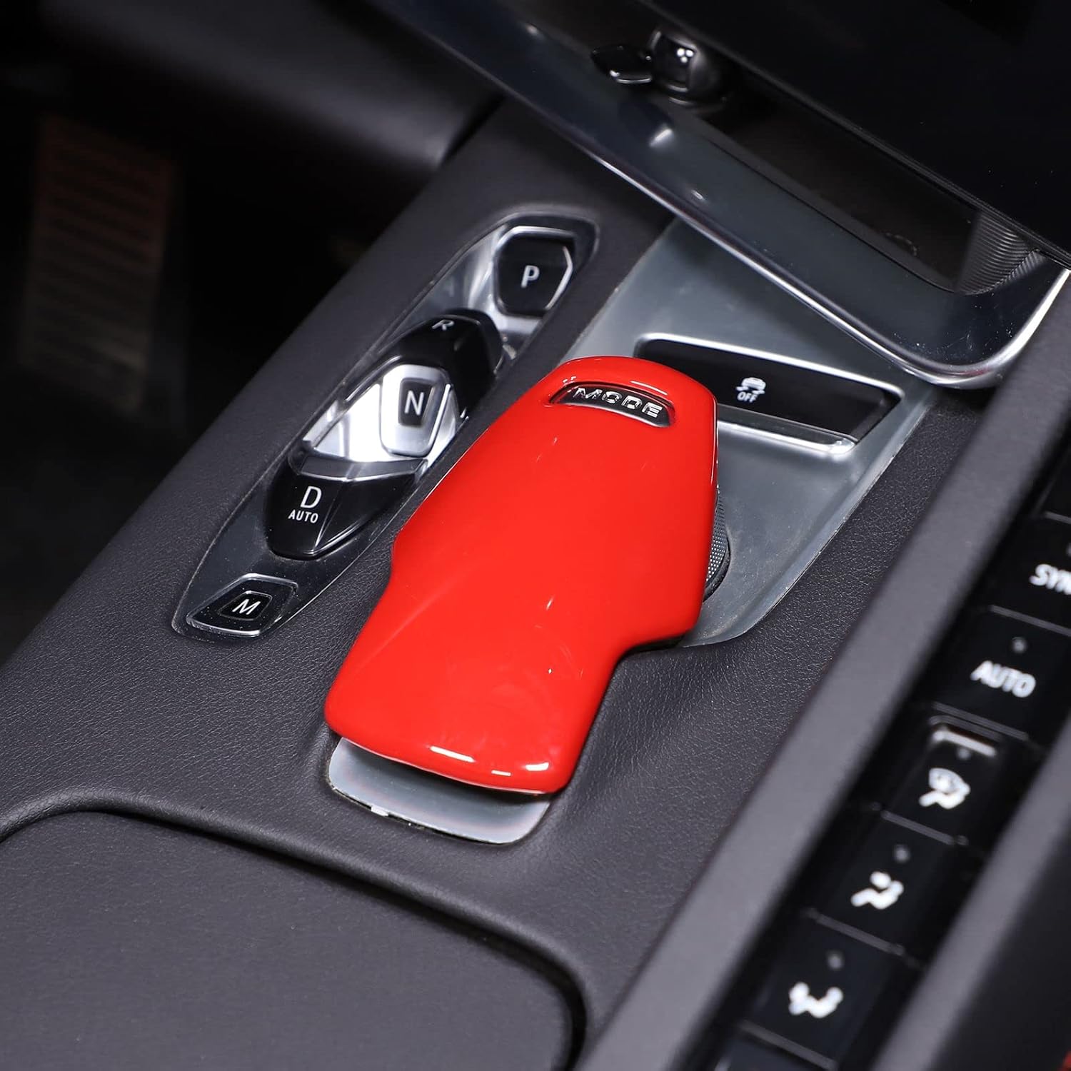 Cubierta protectora de botón para motor de automóvil para Chevrolet C8 Corvette Accessories Stingray Z06 2020-2023 (rojo UV)