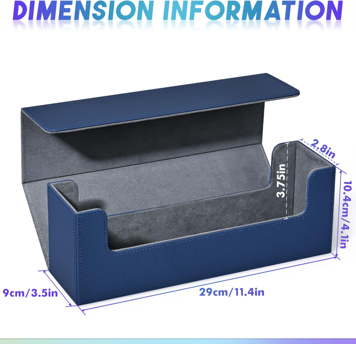 Caja de almacenamiento de tarjetas para tarjetas intercambiables, funda de cartas premium con capacidad para más de 600 tarjetas de una sola funda