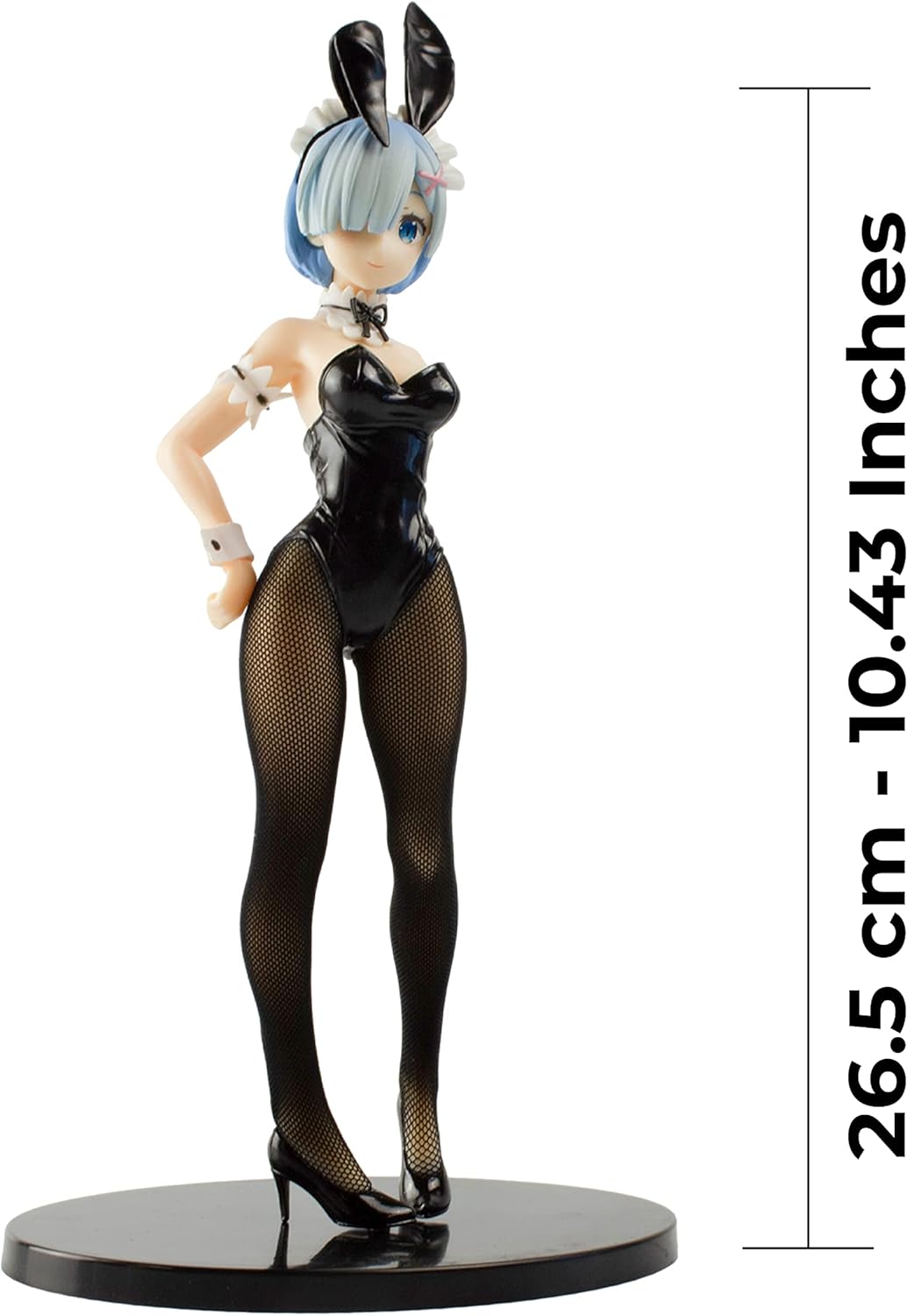 NINJAMO Re Zero Rem Black Bunny Suit Version – Figura decorativa coleccionable