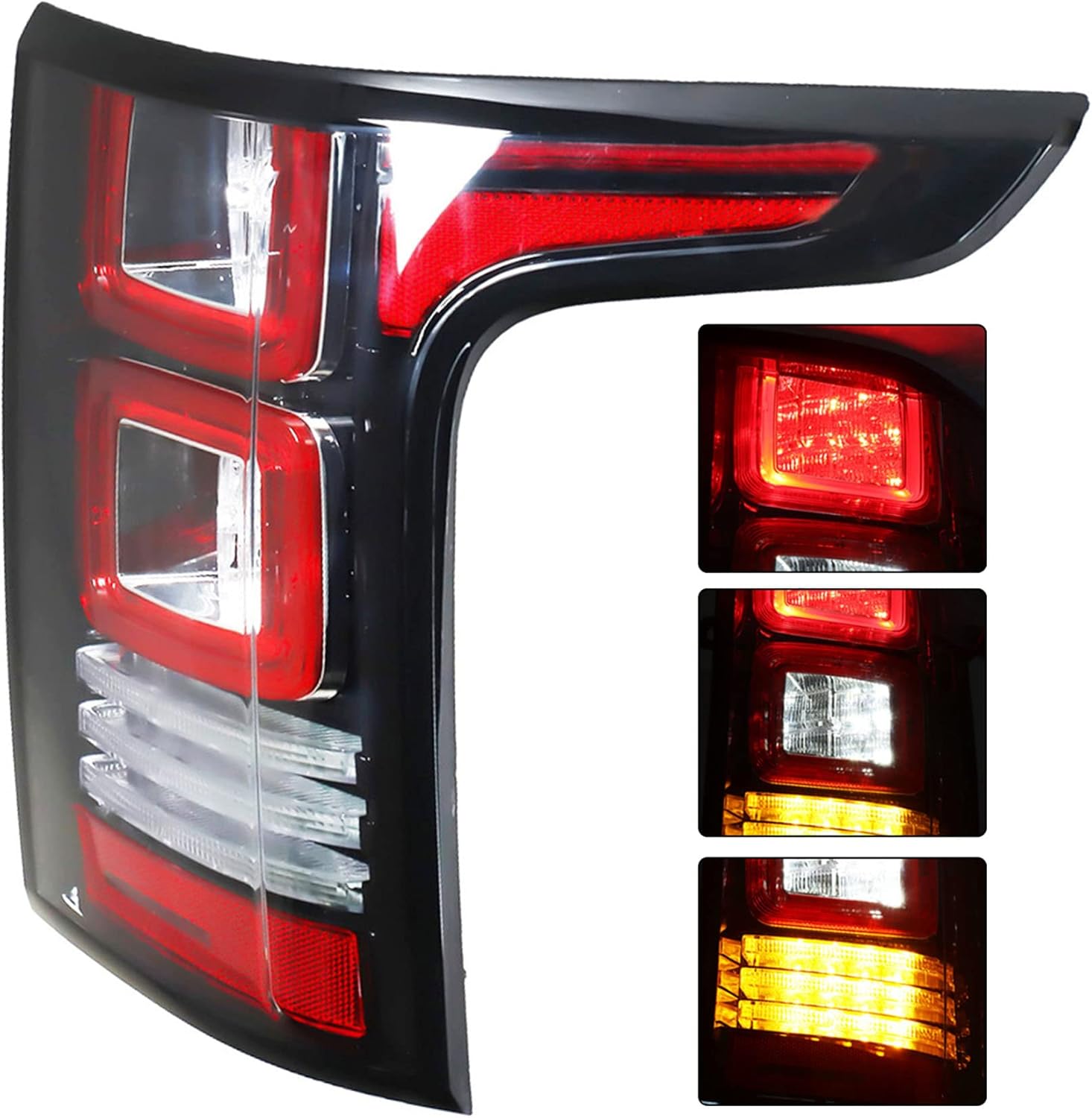 WFLNHB Reemplazo de luz trasera derecha para Land Rover Range Rover L405 2013-2017 Luz trasera luz de parada de freno indicador de advertencia lado