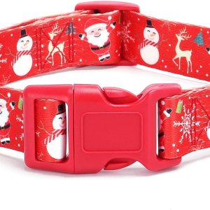 Moonpet Collares de Navidad para perros pequeños, pequeños, medianos y grandes, unisex, diseño lindo, collar suave y ajustable para perros y niñas, Moonpet Collares de Navidad para perros pequeños, pequeños, medianos y grandes, unisex, diseño lindo, collar suave y ajustable para perros y niñas,