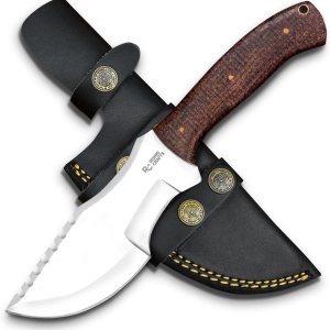 Cuchillo rastreador D2 hecho a mano con funda de transporte horizontal, hoja fija, supervivencia, táctica, espiga completa, caza, bushcraft, Cuchillo rastreador D2 hecho a mano con funda de transporte horizontal, hoja fija, supervivencia, táctica, espiga completa, caza, bushcraft,