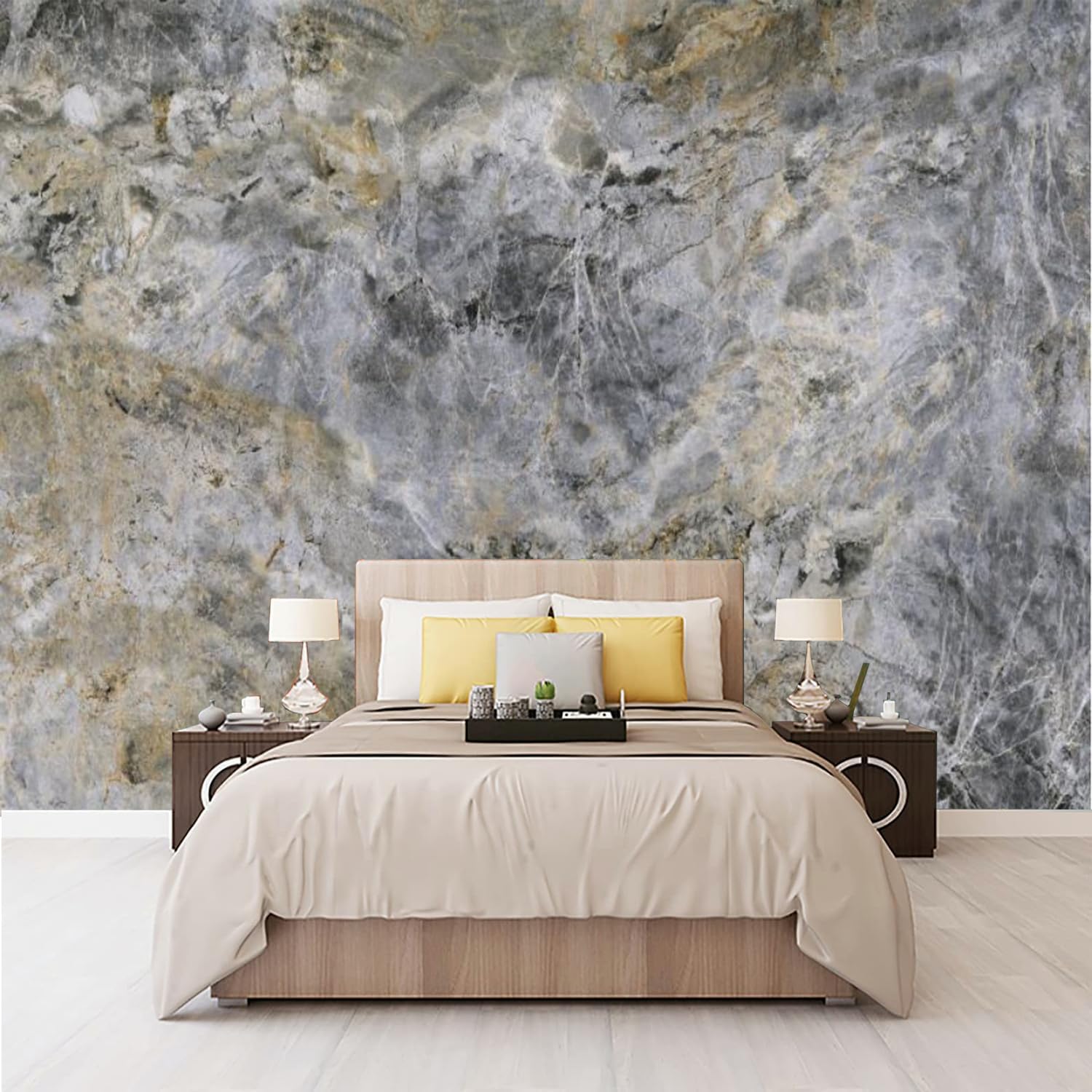 Póster de pared autoadhesivo personalizado, pintura abstracta, papel tapiz 3D, decoración de pared para sala de estar, dormitorio, calcomanías de