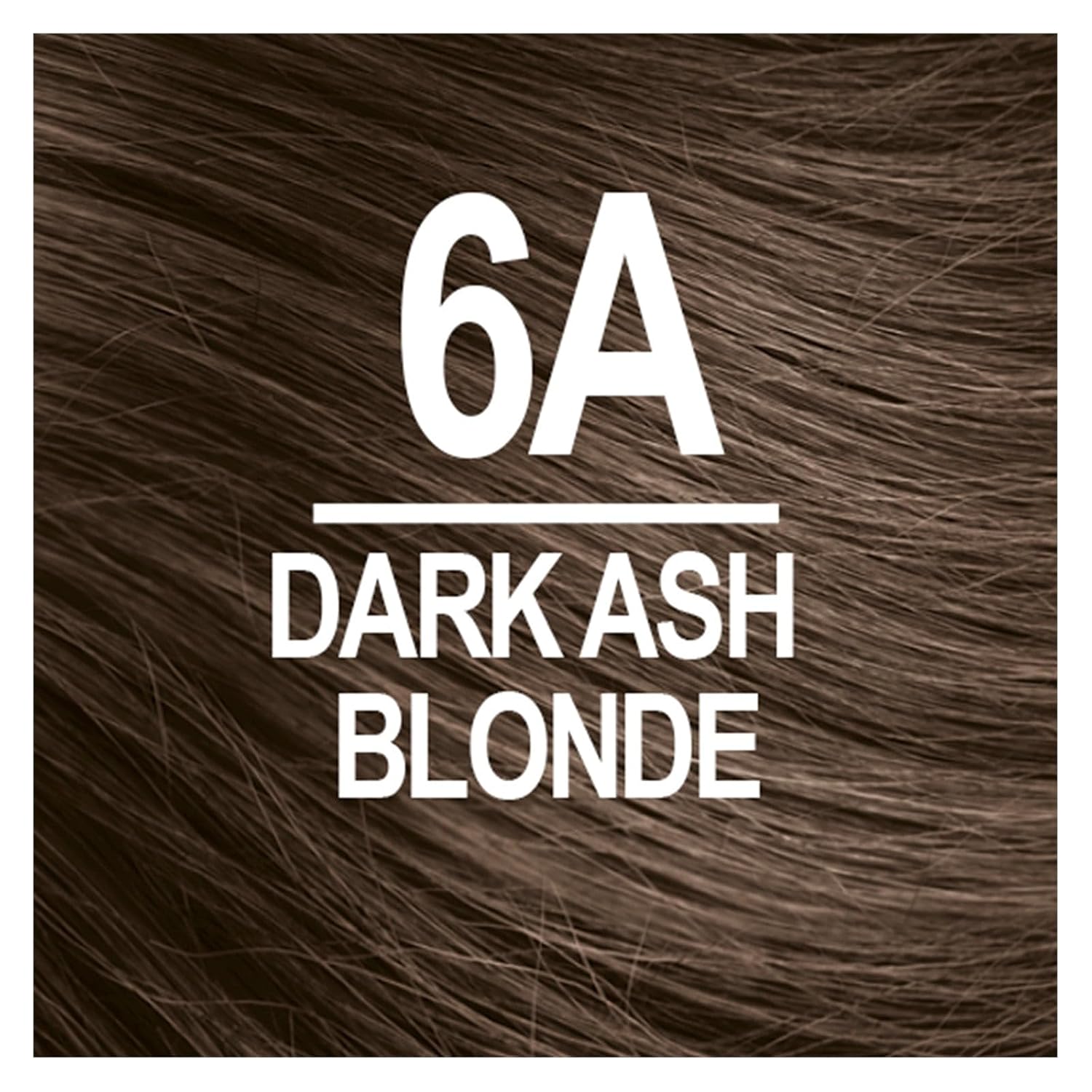 Naturtint Tinte permanente para el cabello rubio ceniza oscuro 6A (paquete de 6), sin amoníaco, vegano, libre de crueldad, hasta un 100% de