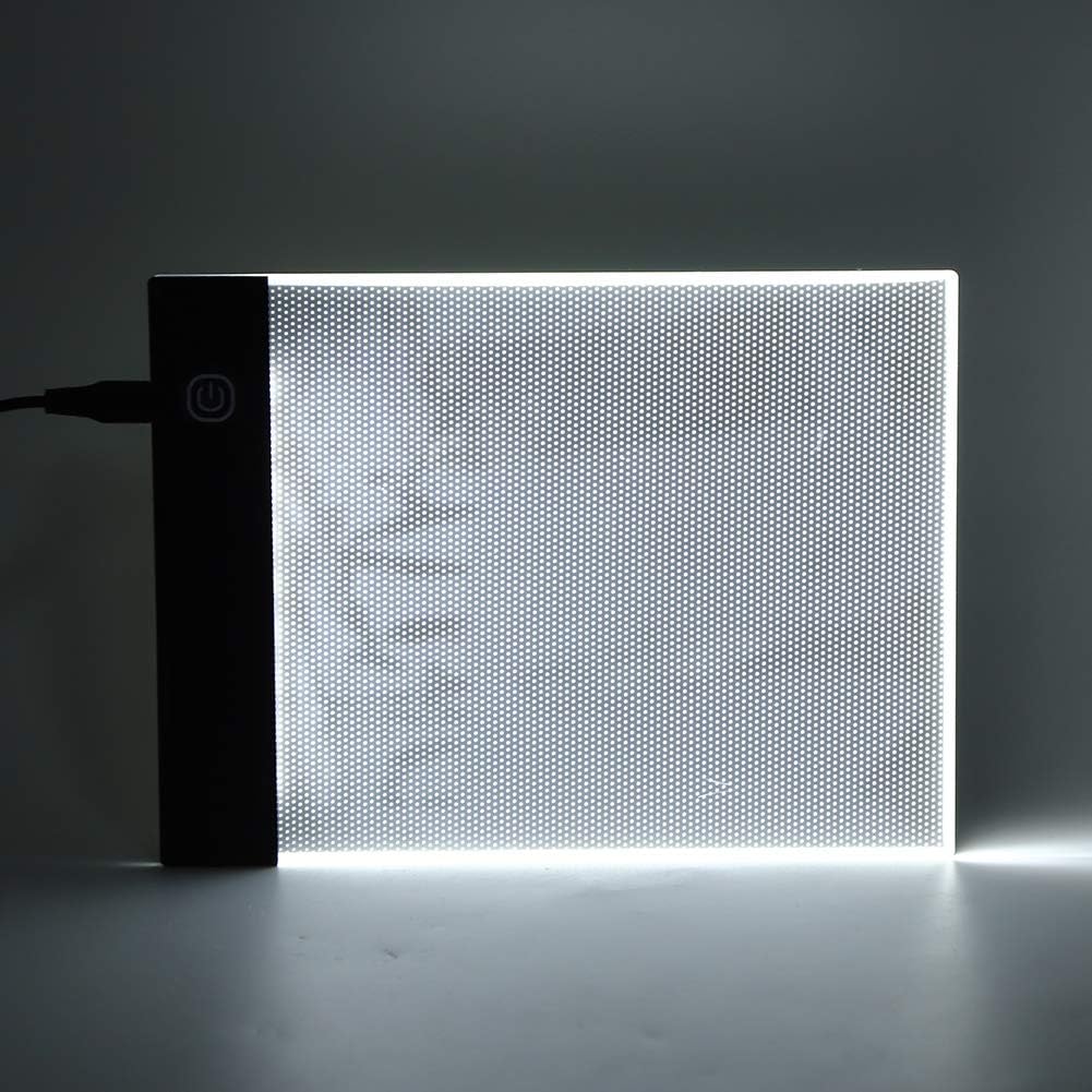 Caja de luz para libros Flip A5, LED de dibujo a mano, A6 niños USB Flip Book Flip Book Art Board Ultra Thin Paper A6 Kit de luz Set Pintura Arte
