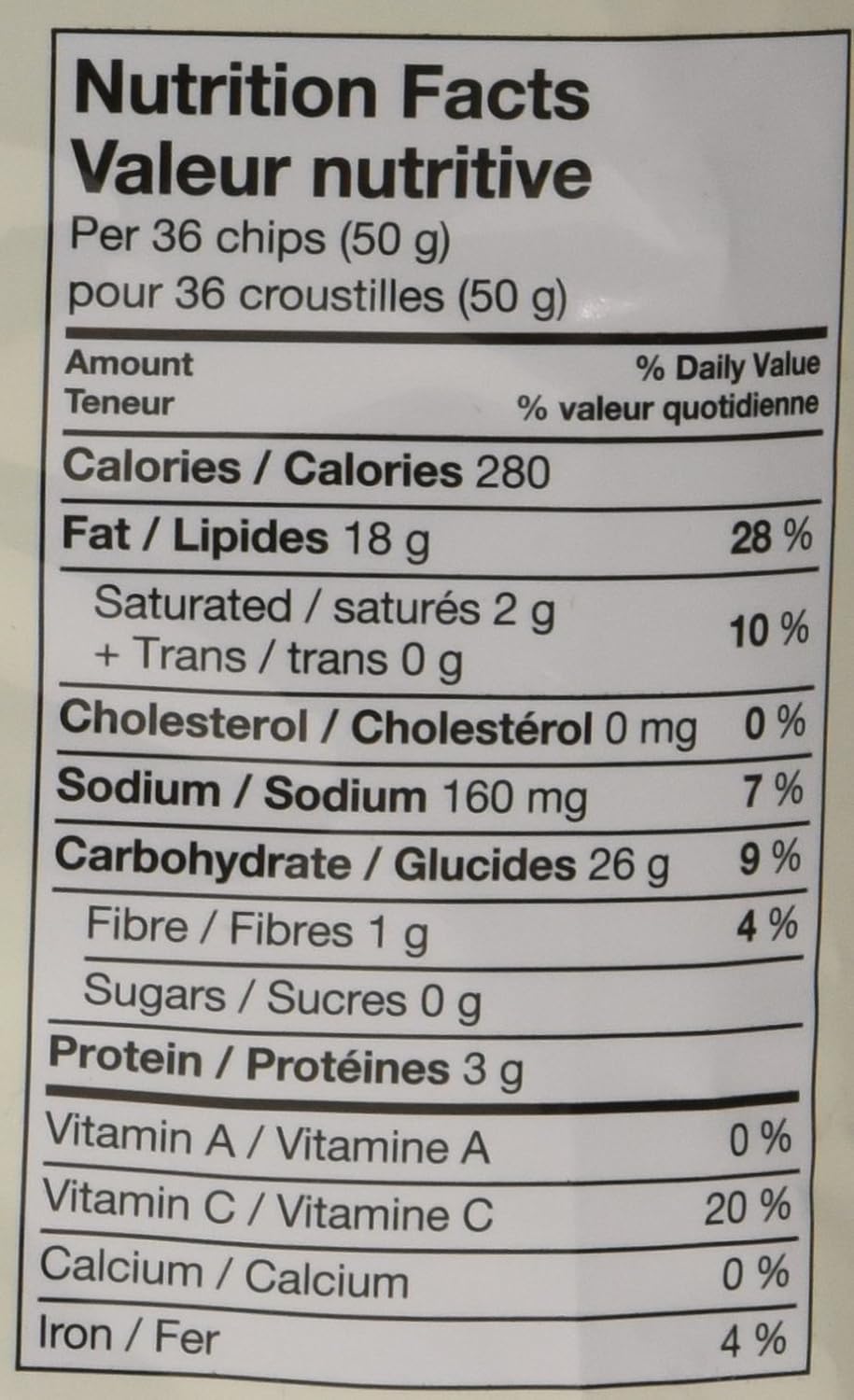 Tamaño familiar ligeramente salado, 255 g9 oz. Importado de Canadá
