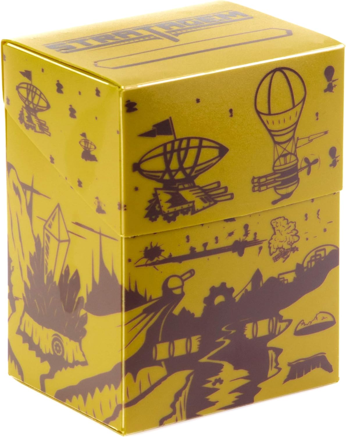 Stratagem The Big Box – Caja de cartas con divisor  Caja TCG para tarjetas de béisbol, MTG, juegos de cartas coleccionables  1 paquete  Dirigibles
