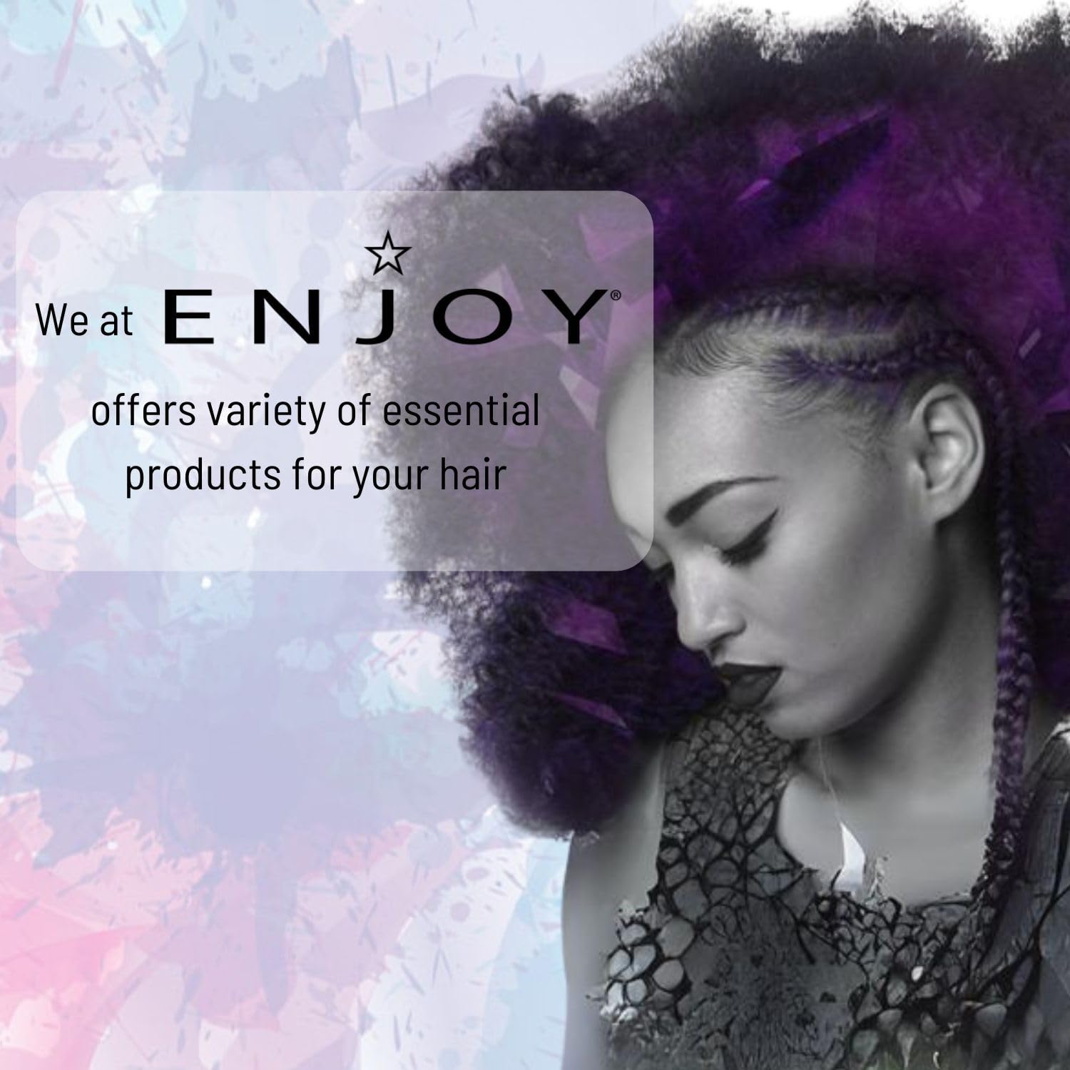 ENJOY Acondicionador súper hidratante para el cuidado del cabello, acondicionador para cabello dañado, productos para el cabello rizado, sin