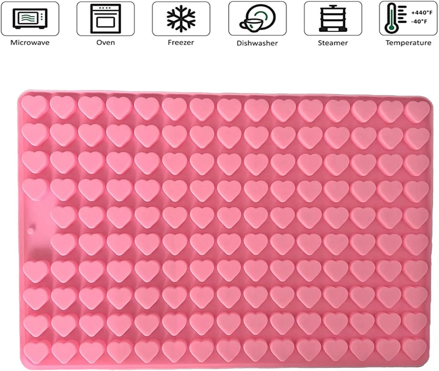 Ducodocu Molde de silicona con forma de corazón, mini moldes para huesos de perro, antiadherente, para chocolate, para fondant, galletas, gelatina,