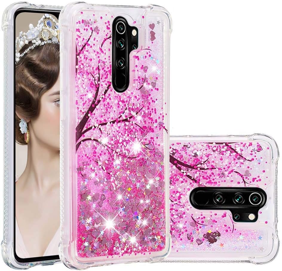 Asdsinfor Funda Xiaomi Redmi Note 8 Pro Pink Tree YB-LS