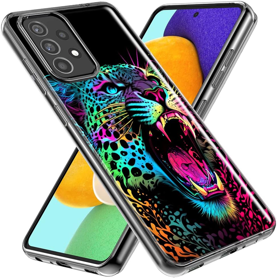 MUNDAZE – Case for Samsung Galaxy A52 Slim Hybrid Shockproof Hard Shell Soft TPU Heavy Duty Protective Phone Cover – Cute Girly Art Design Print