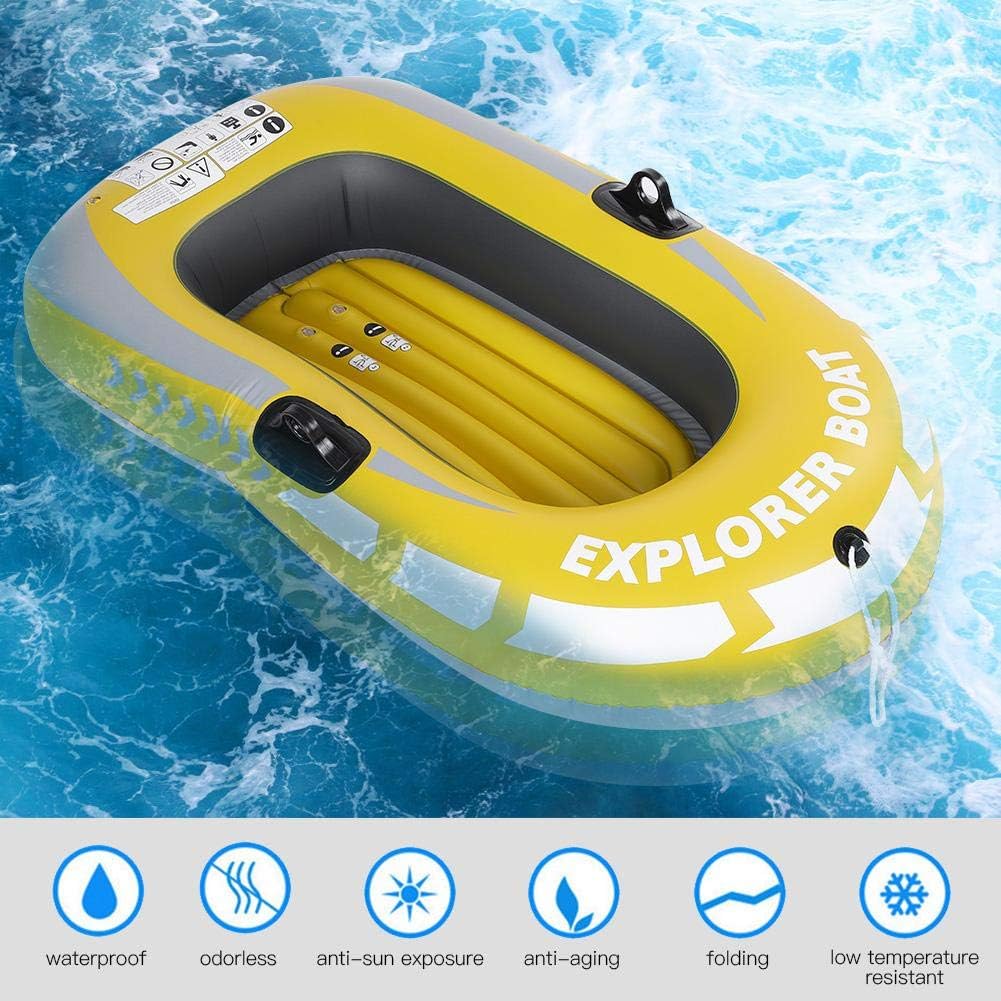 Barco de deriva, PVC 1 persona de aire inflable Kayak para deportes acuáticos de pesca a la deriva al aire libre