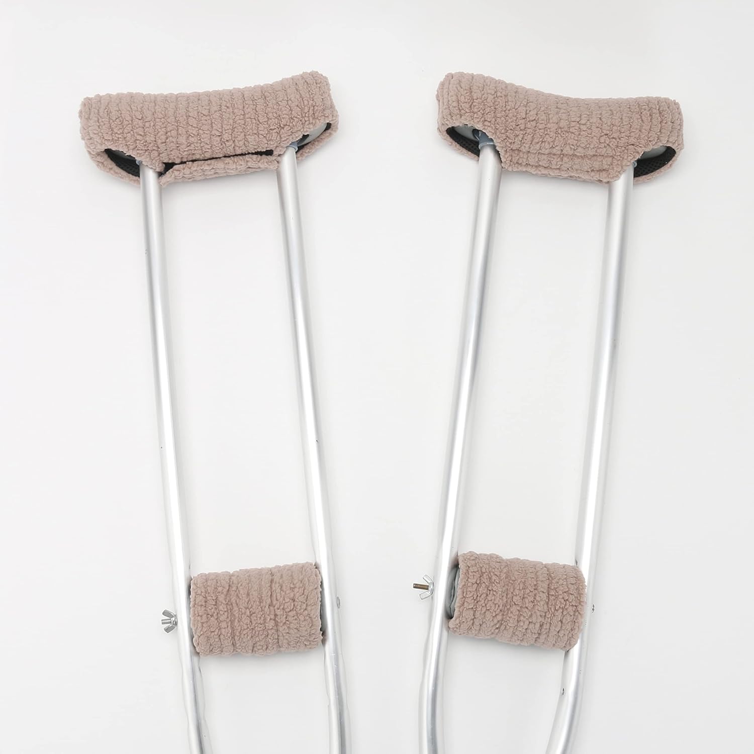 Almohadillas para muletas  Acolchado para muleta de brazo  Funda de almohada universal acolchada para axilas con mango de antebrazo para empuñaduras
