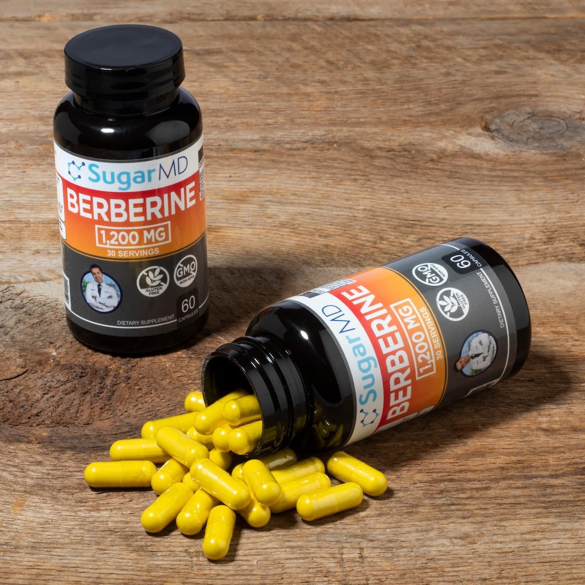 SugarMD Dr. Ergin’s Berberine 1200 MG 60 Cápsulas