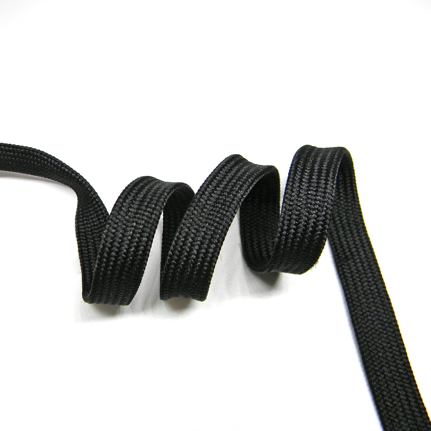 (26 pies de algodón negro ito) AlgodónSedaCuero Sageo Sword tsuka Mango para Samurai Japonés Wakizashi Tanto Katana Sword