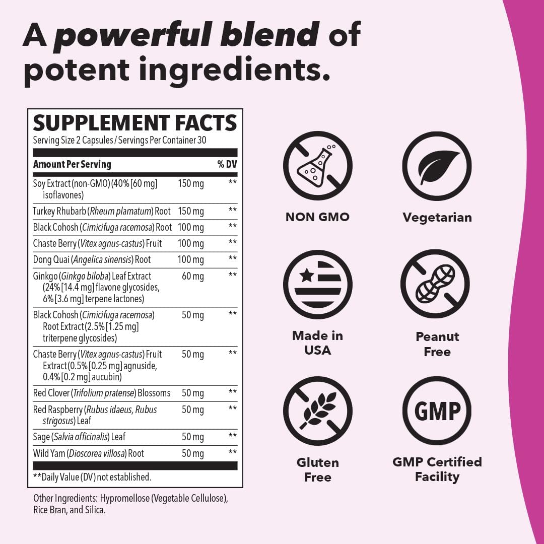 Pausitivi-T – Suplemento de apoyo para la menopausia, potente alivio para sofocos, desequilibrio hormonal y sudores nocturnos, nutre los tejidos,
