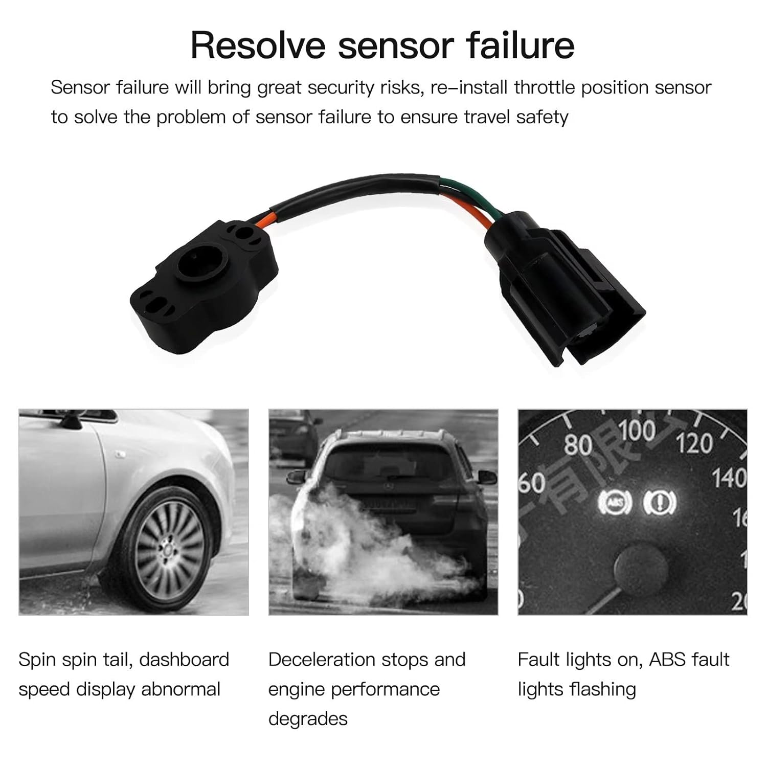 E5TZ-9B989B Throttle Position Sensors Compatible with 1987 Ford F-150 XLT Lariat Standard Cab Pickup 2-Door 5.0L 302Cu. in. V8 Gas OHV Naturally