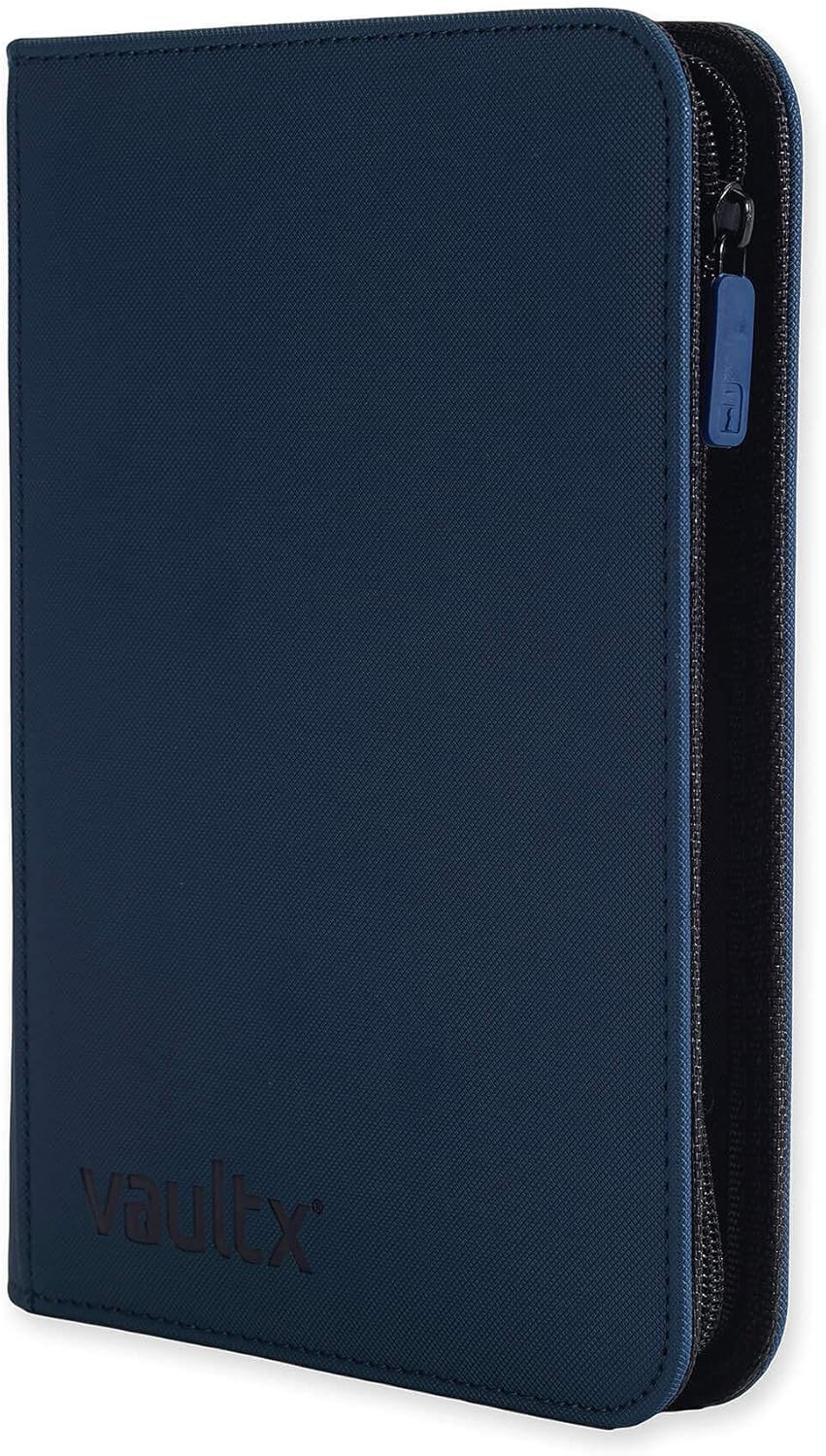 Vault X Premium eXo-Tec – Carpeta con cremallera para archivar y organizar hasta 160 tarjetas de presentación o coleccionables – 20 páginas con 4