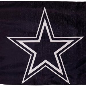 NFL Dallas Cowboys – Bandera duradera de 3 x 5 para exteriores con ojales, bandera y pancarta resistentes para jardín al aire libre y patio, bandera NFL Dallas Cowboys – Bandera duradera de 3 x 5 para exteriores con ojales, bandera y pancarta resistentes para jardín al aire libre y patio, bandera