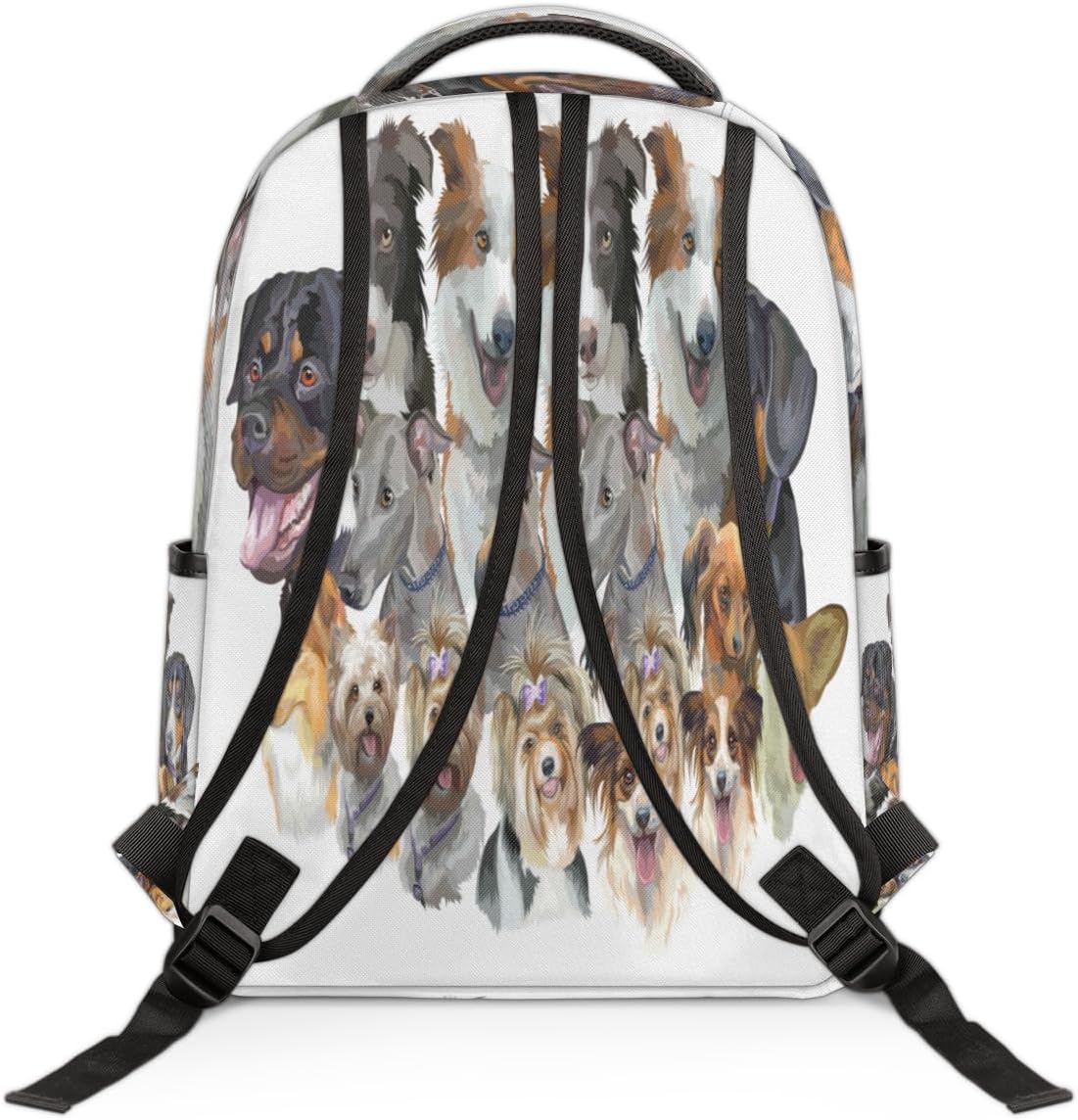 Smart Dog Pattern Travel Laptop Backpack for Women Lightweight Laptop Bag Fits 15.6 inch Laptop Durable Travel Backpack Casual Daypack for Work