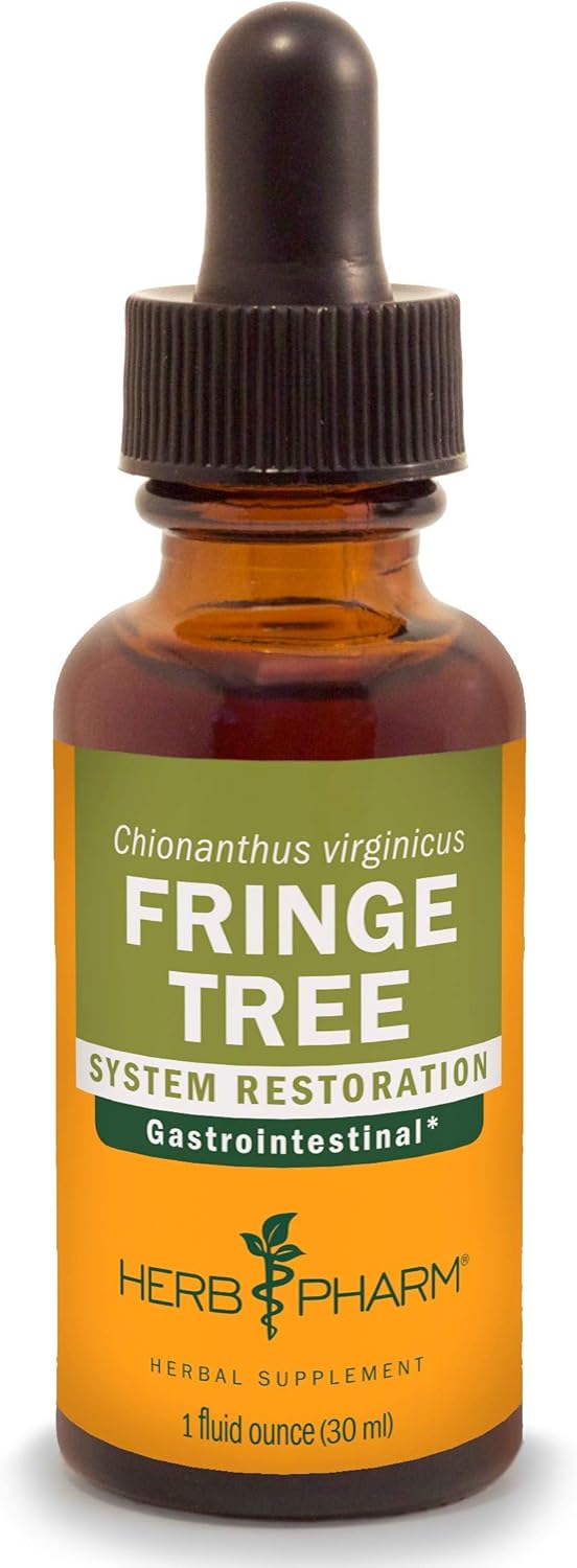 Herb Pharm Extracto líquido Fringe Tree para apoyo del sistema digestivo – 1 onza