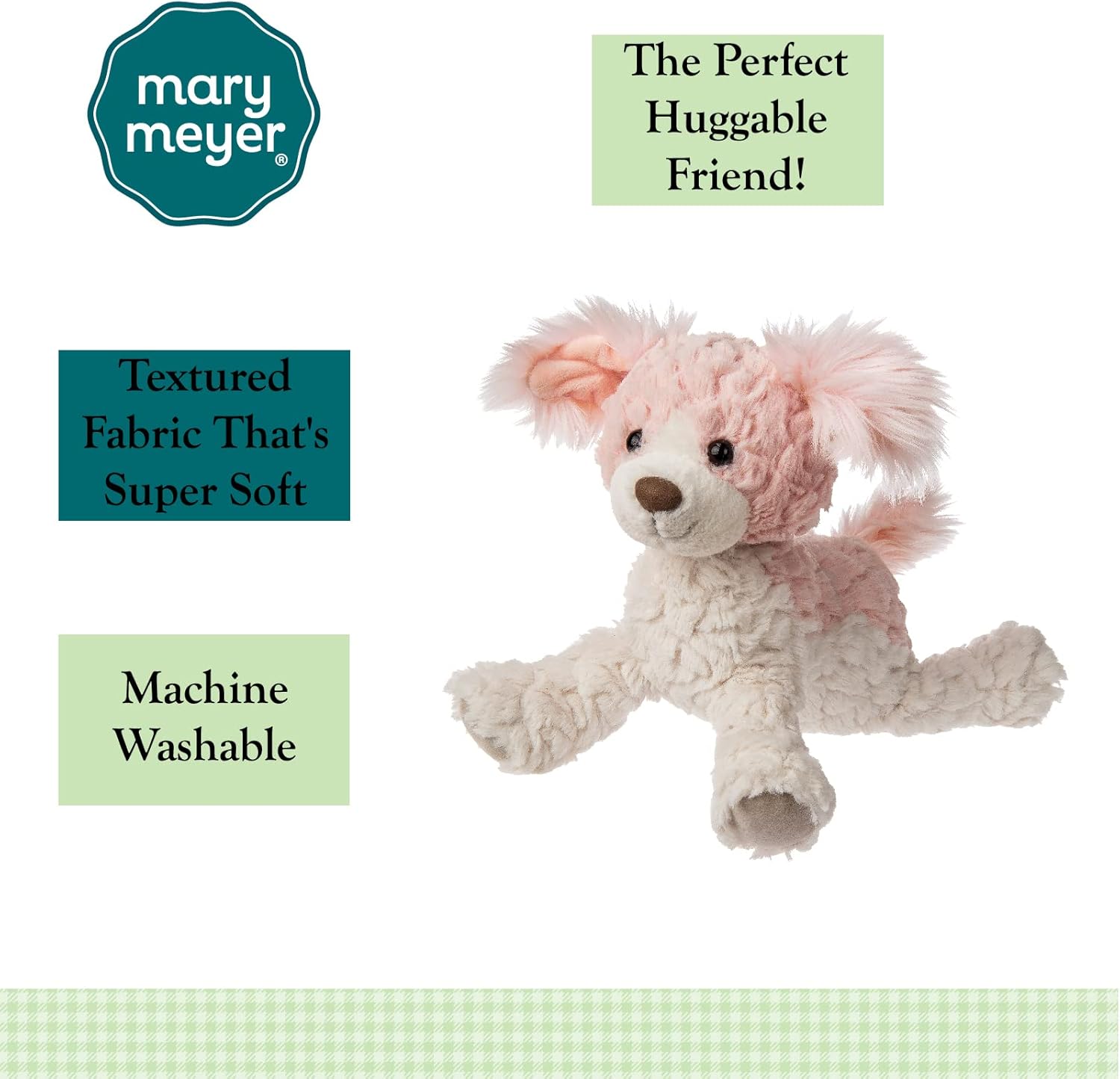 Mary Meyer Putty Paris Puppy – Juguete suave para cachorros, 10 pulgadas