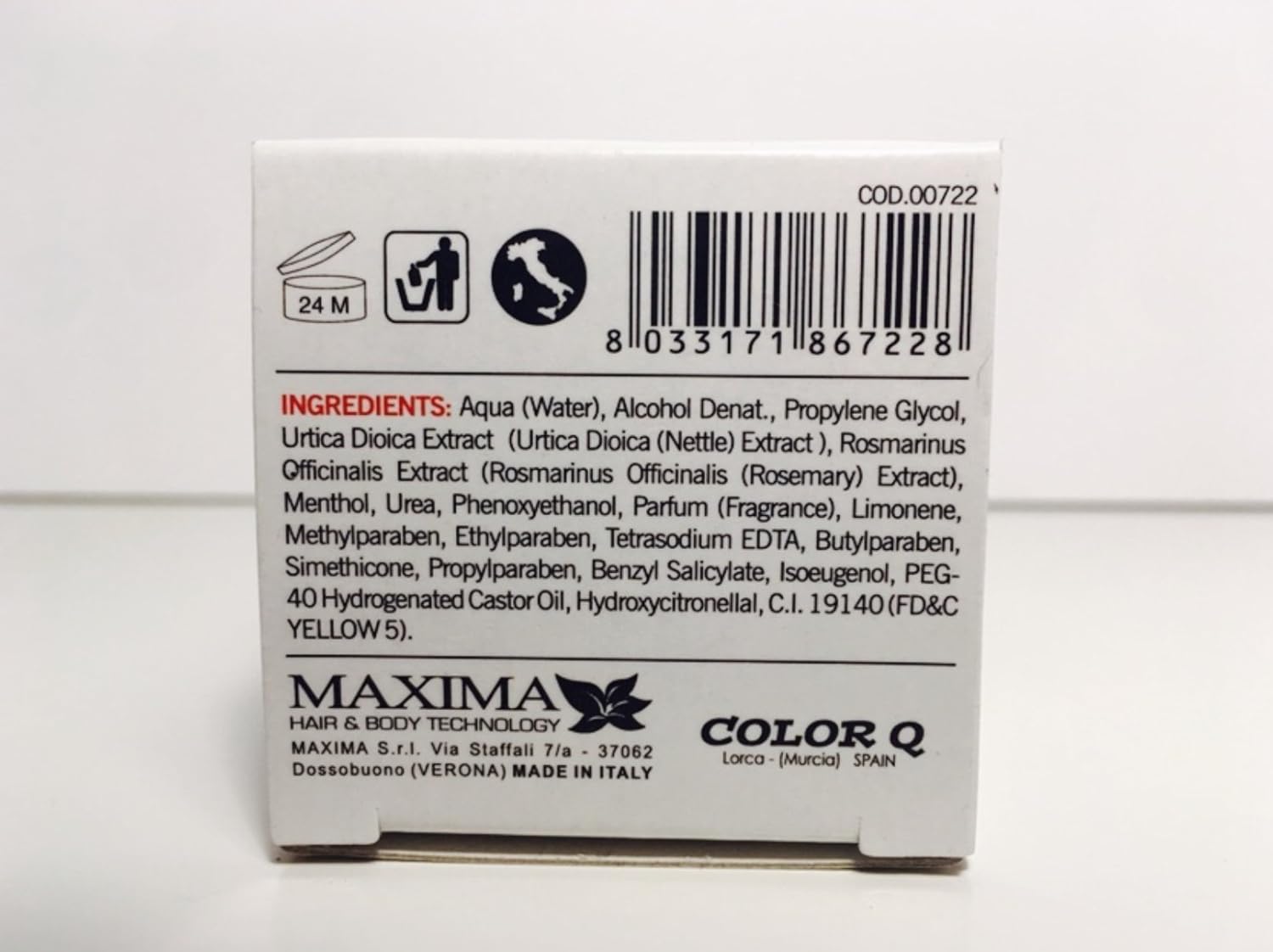 MX Puring Vigor Plus – Gotas energizantes para el cabello débiles de 4.2 fl oz por Maxima- MX