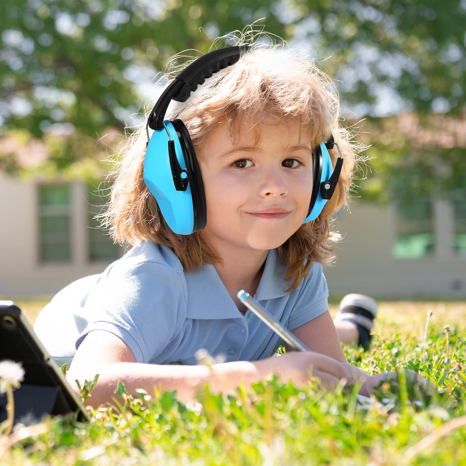 Paquete de 3 auriculares con reducción de ruido para niños, orejeras de protección auditiva para autismo, niños pequeños, orejeras de 27 db