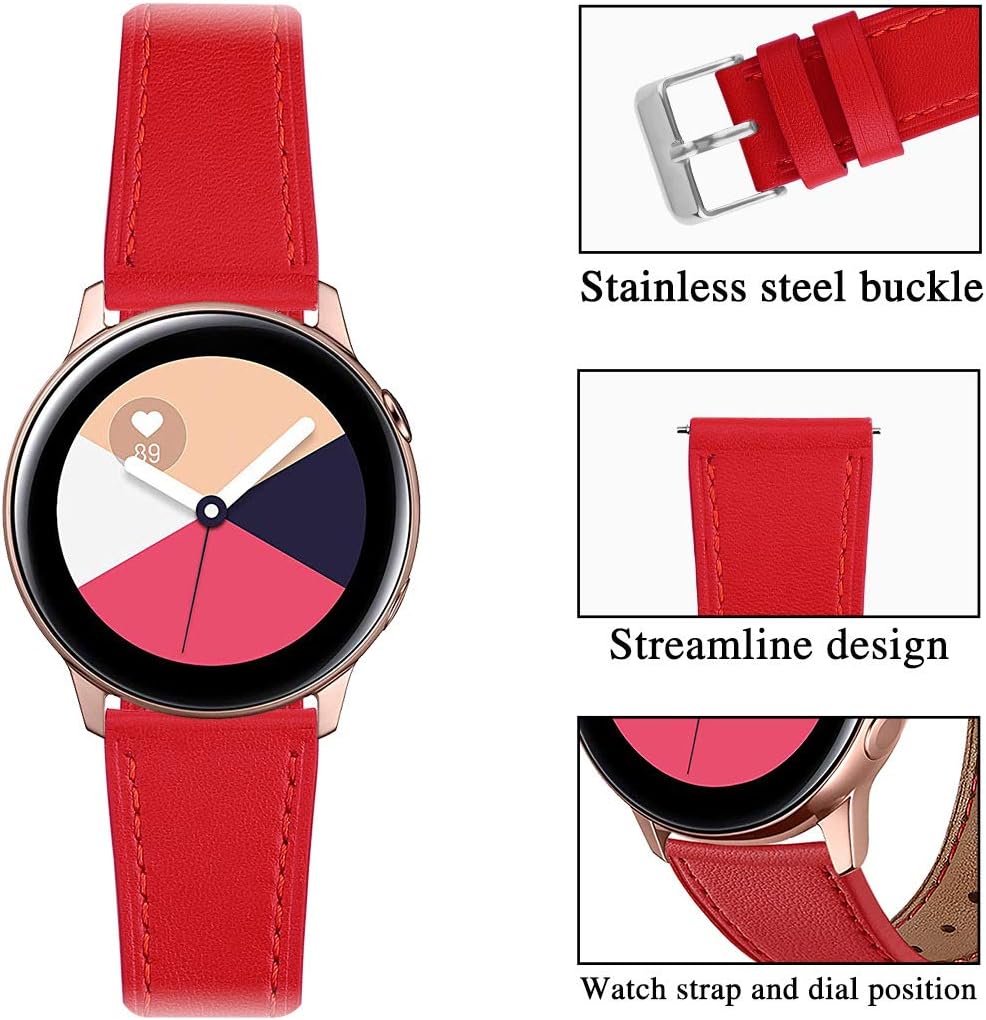 Correas compatibles con Samsung Galaxy Watch 55 ProGalaxy 44 ClassicGalaxy 3 de 1.61 pulgadasGalaxy Watch de 1.65 pulgadasActive 2, correa de