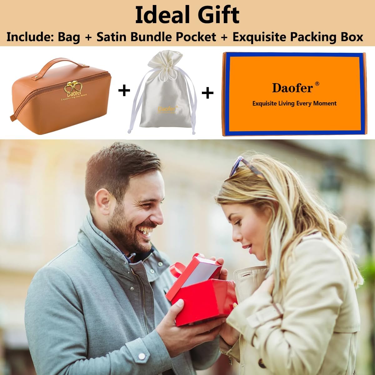 Bolsa de maquillaje organizador de cosméticos de viaje bolsa de aseo de viaje de gran capacidad para mujer, bolsa de cosméticos impermeable con asa