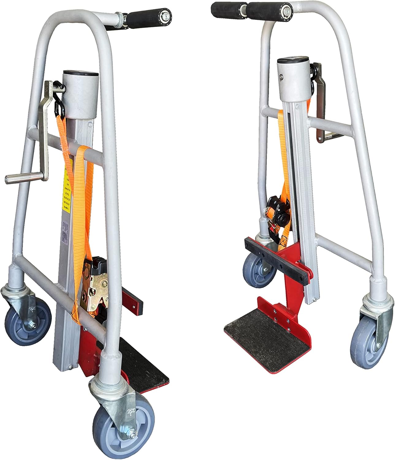 Mover manual de muebles (juego de 2), tapa de 1100 libras, aluminio, altura de elevación de 12 pulgadas, mudanza de maquinaria