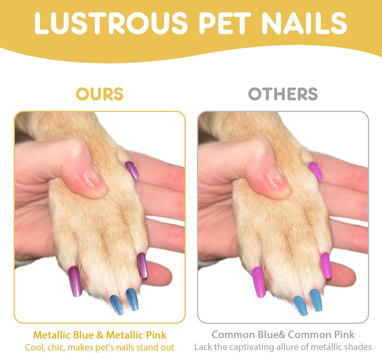 Bolígrafos de esmalte de uñas para perros de secado rápido, kit de esmalte de uñas de 12 colores para perros, gatos o pájaros, esmalte de uñas