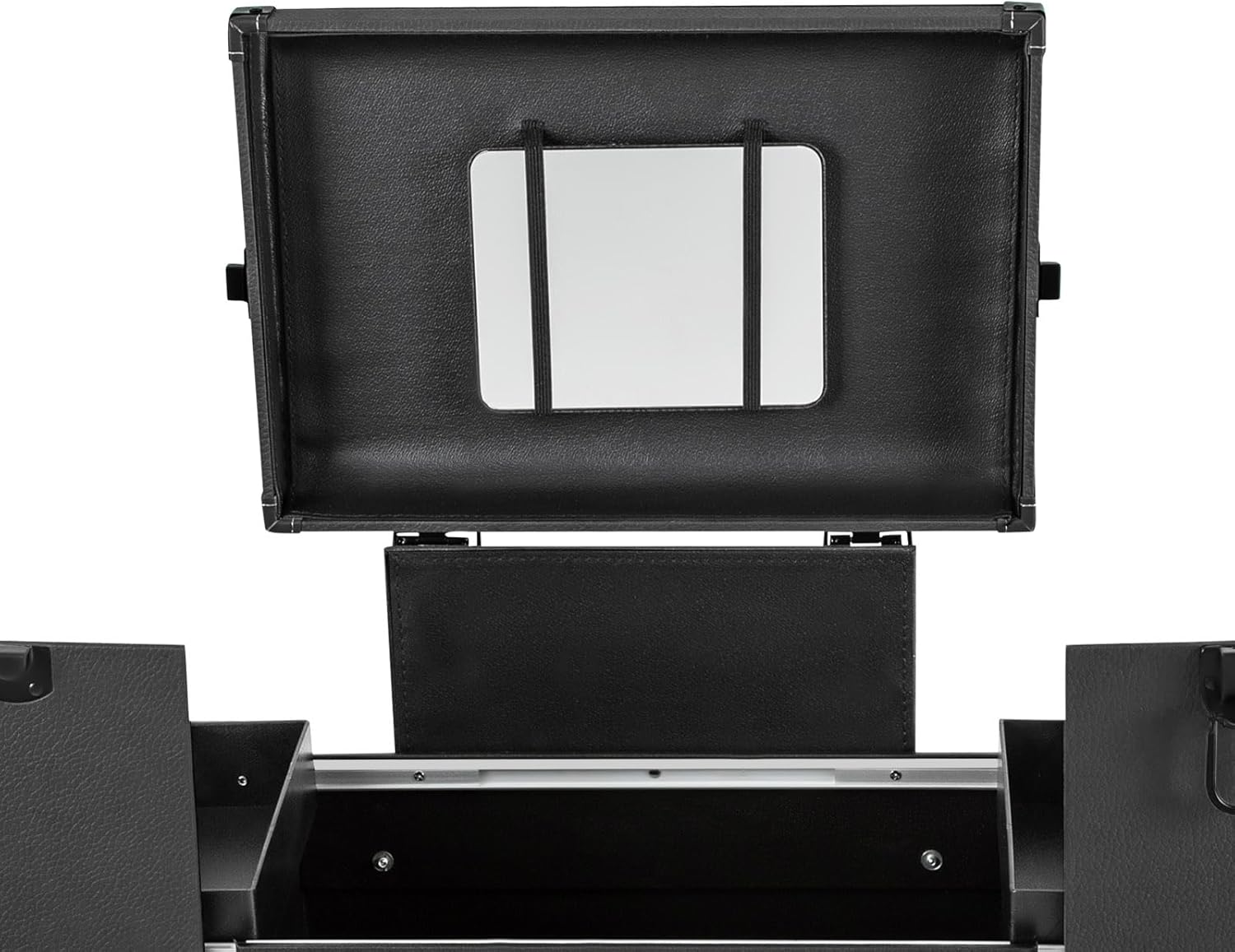 YIYIONCE Rolling Maquillaje Tren Caso Actualización LockablePortátil Cosméticos Organizador Carro Grande Maquillaje Estuche con Ruedas y Cajones,