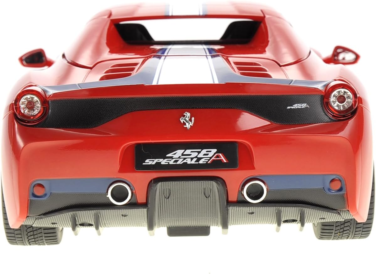 PowerTRC 114 Conrol Ferrari 458 Speciale con tapa convertible funcional  RC Electric Hobby Racing Car para niños, niñas y adultos (rojo)