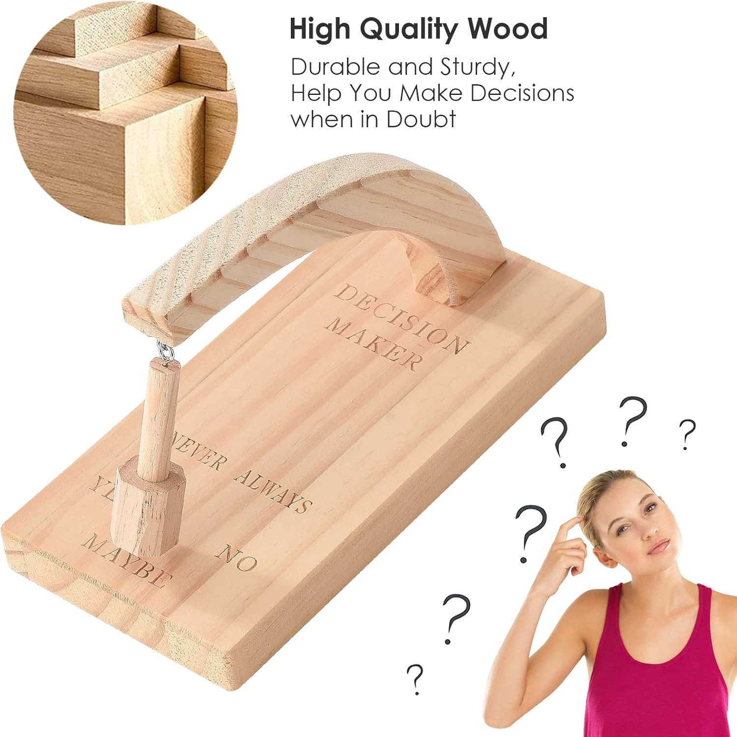 Péndulo para tomar decisiones magnéticas, creativas y magnéticas, juguete de mesa de escritorio de péndulo oscilante, balancea el péndulo estándar y