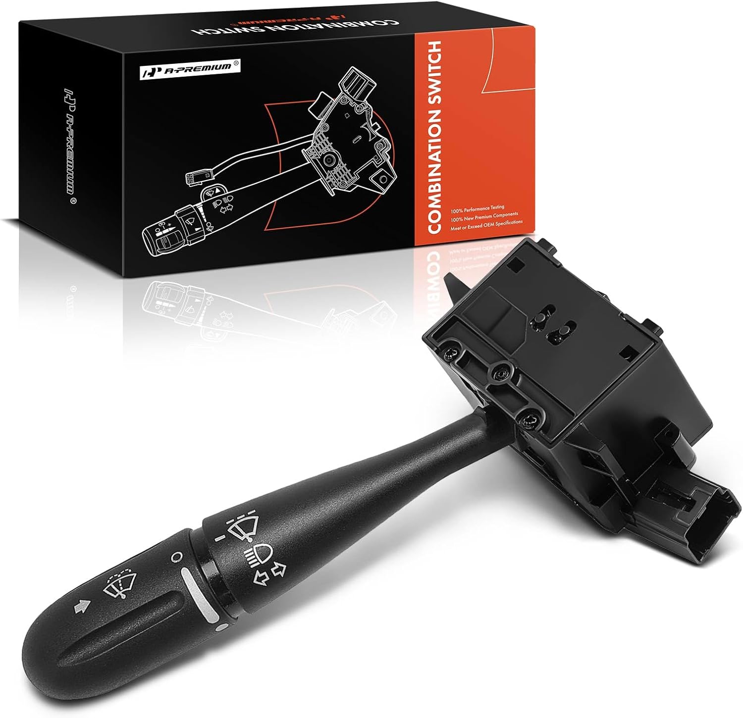 A-Premium Interruptor de señal de giro, luz de estacionamiento para faros delanteros, palanca multifunción compatible con Chrysler Town & Country