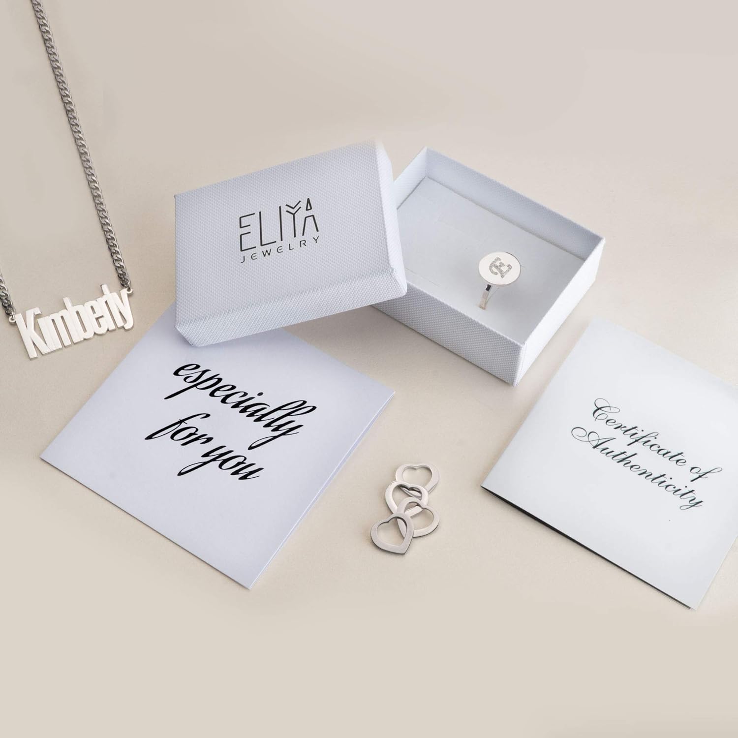 Personalized Monogram Earrings – Sterling Silver Hoop Earrings – Hypoallergenic Earrings Gold – 3 Initials Earrings for Women – Gift for Her