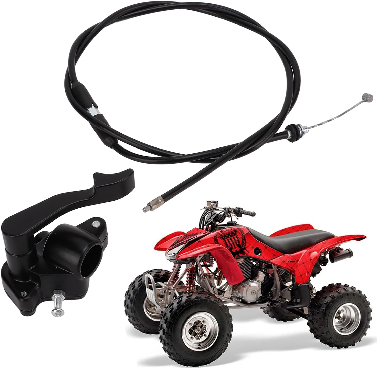 Cable del acelerador de pulgar, 0.866 in, 0.87 pulgadas, cable del acelerador de pulgar, conjunto de mango para chino 50cc 70cc 90cc 110cc 125cc