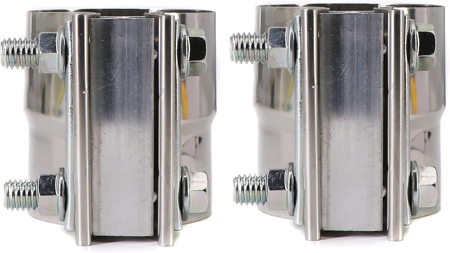 Abrazadera de banda de escape de 3.0 pulgadas, junta de regazo de acero inoxidable 304 preformada, utilizada para sellar silenciadores, accesorios,