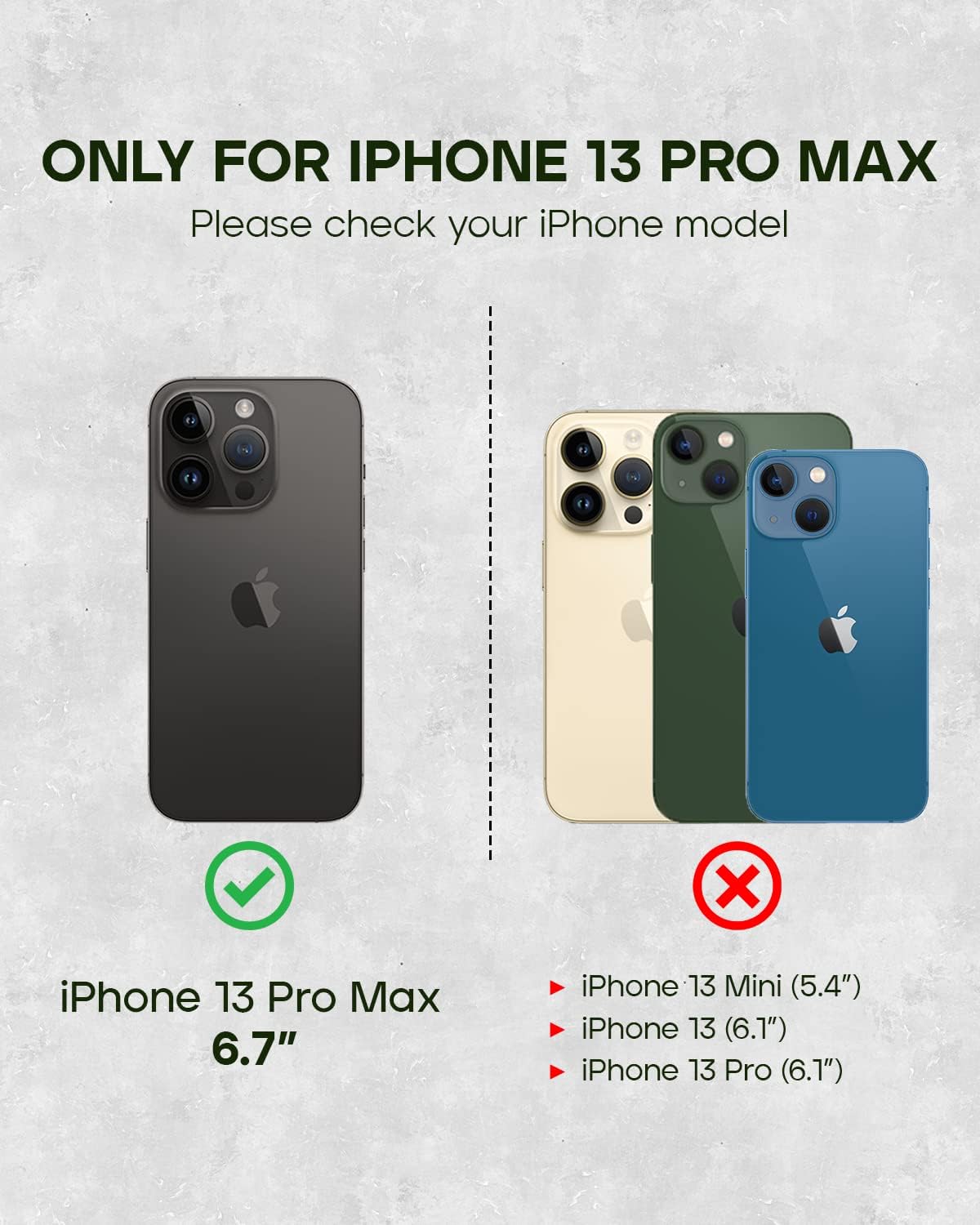 Porter Riley – Funda de cuero para iPhone 13 Pro Max (6.7 pulgadas). Funda de piel auténtica con soporte, carterabilletera con ranuras para