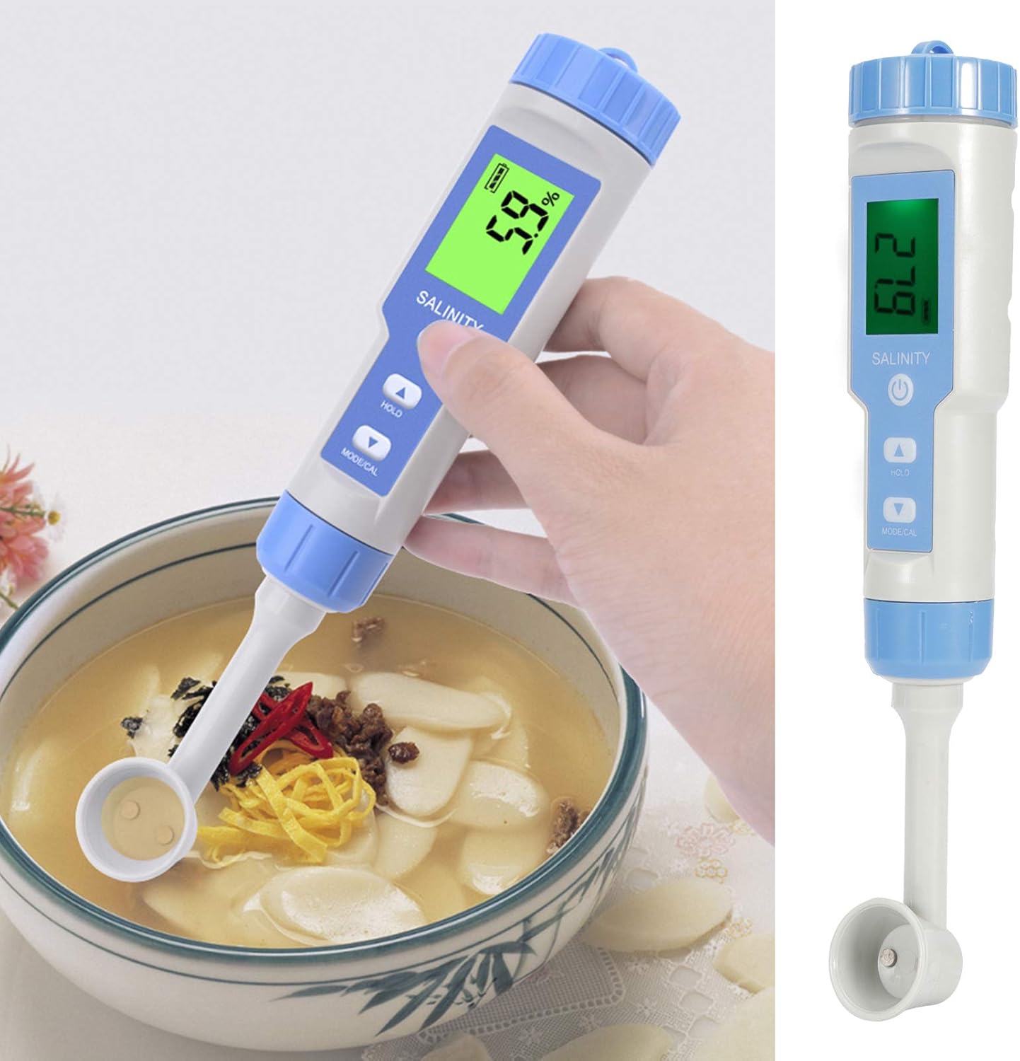 Fydun Probador impermeable del metro de la salinidad IP67 para la medición de la concentración de sal de HigH en la comida para los hombres y las