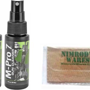 Nimrod’s Wares Two M-Pro 7 – Botellas de espray de 2 onzas (2 onzas), paquete con paño de microfibra Nimrod’s Wares Two M-Pro 7 – Botellas de espray de 2 onzas (2 onzas), paquete con paño de microfibra