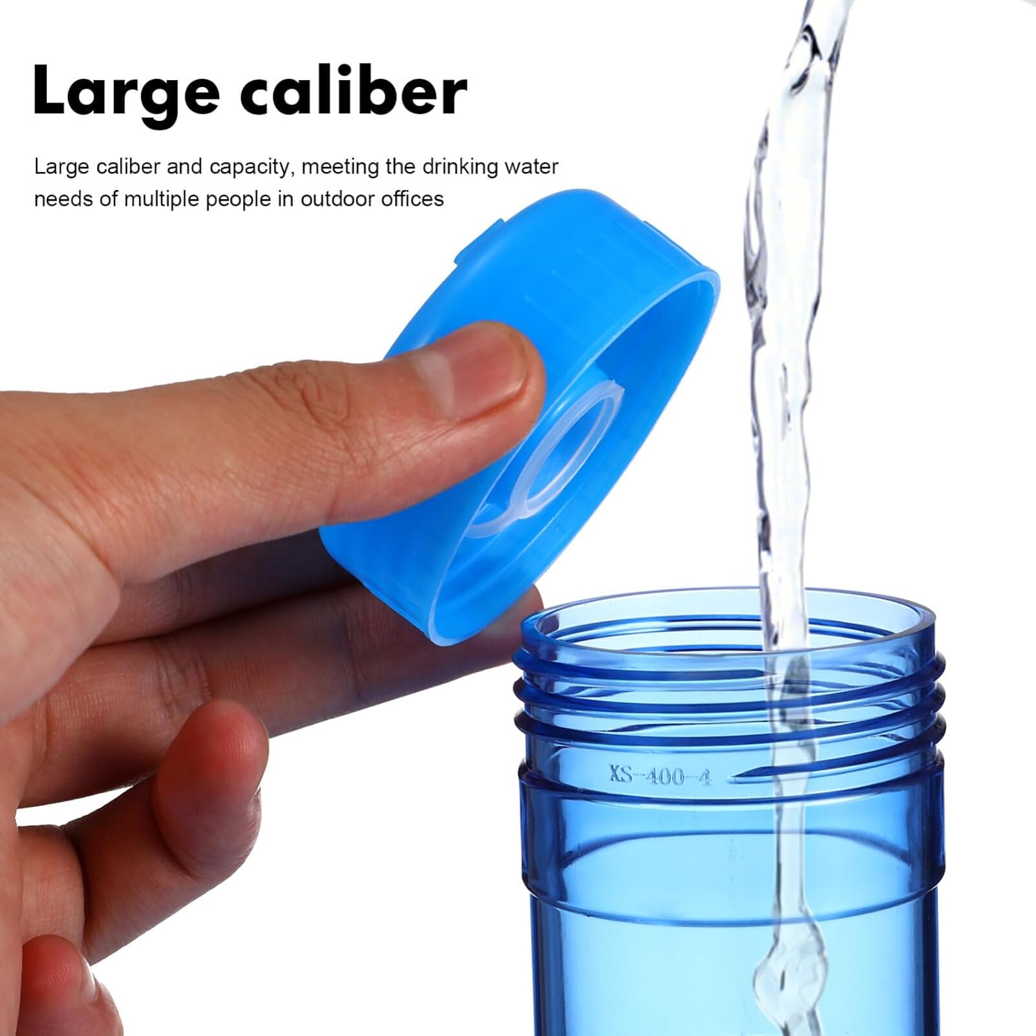 MAGICLULU Contenedor de agua con tapa para acampar, deportes al aire libre, viajes, 1 uds